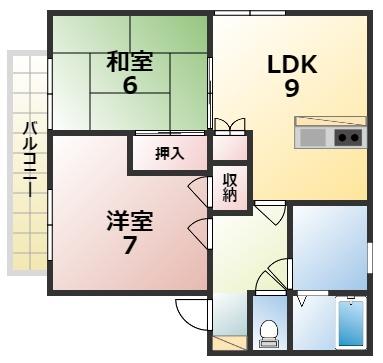 パストラルミナミの間取り