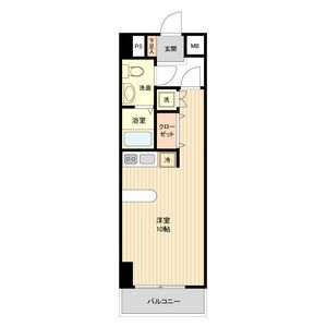 仙台市青葉区本町のマンションの間取り