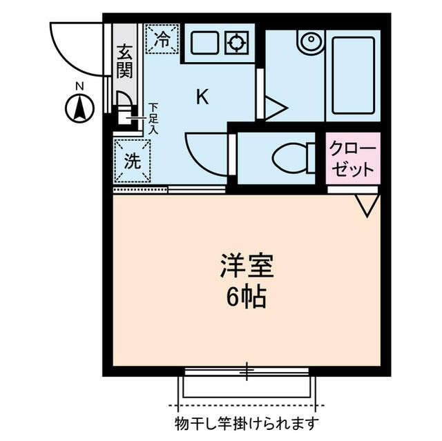 東京都文京区白山１（アパート）の賃貸物件の間取り