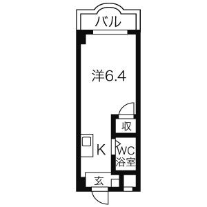 クレールショーワ　III棟の間取り