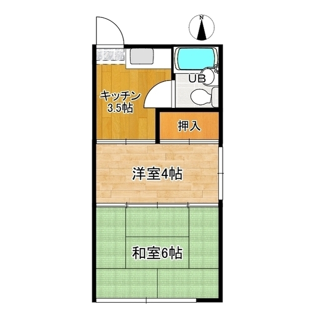 松岡コーポの間取り