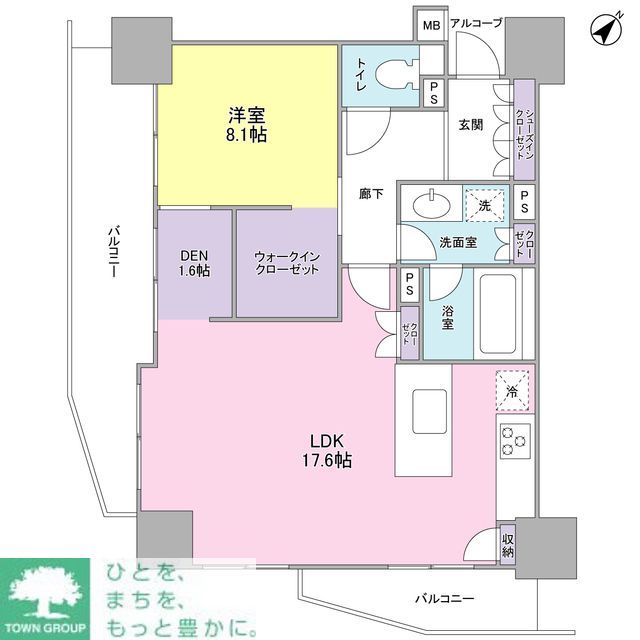 【ＬａＳａｎｔｅ五反田の間取り】