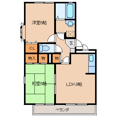 ニューライフつぶくの間取り