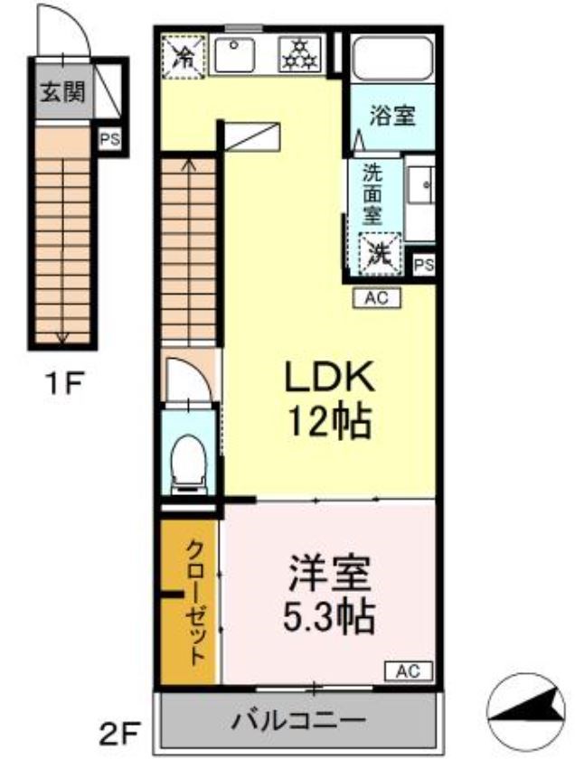 グラナーデ成城学園前Aの間取り