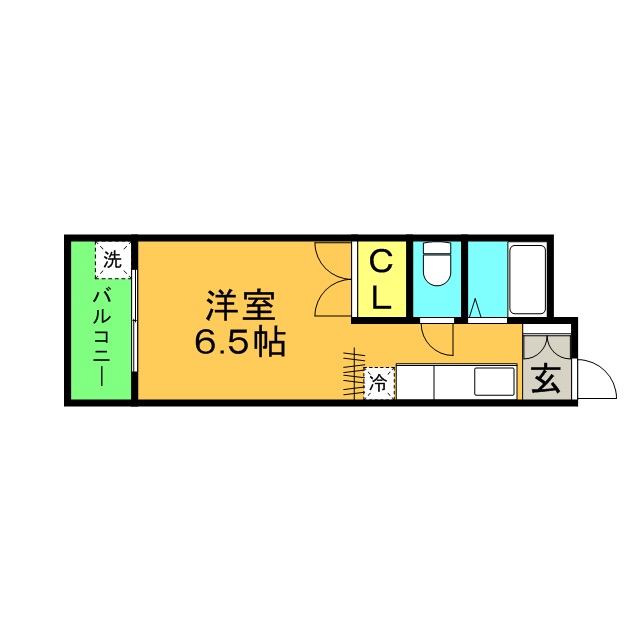 コンバーチブルIIの間取り