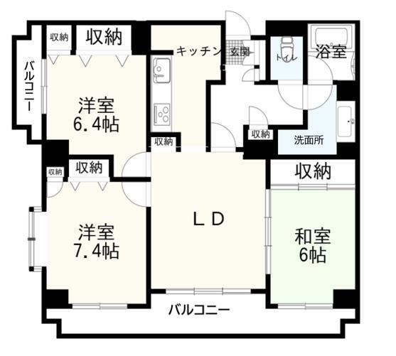 シンフォニア高崎城址の間取り