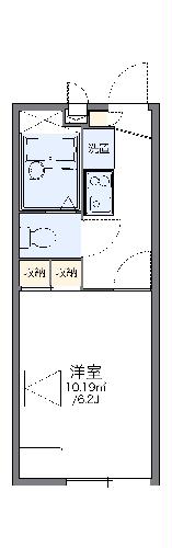 レオパレスフィットニアの間取り