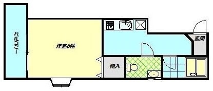 秦野市本町のマンションの間取り