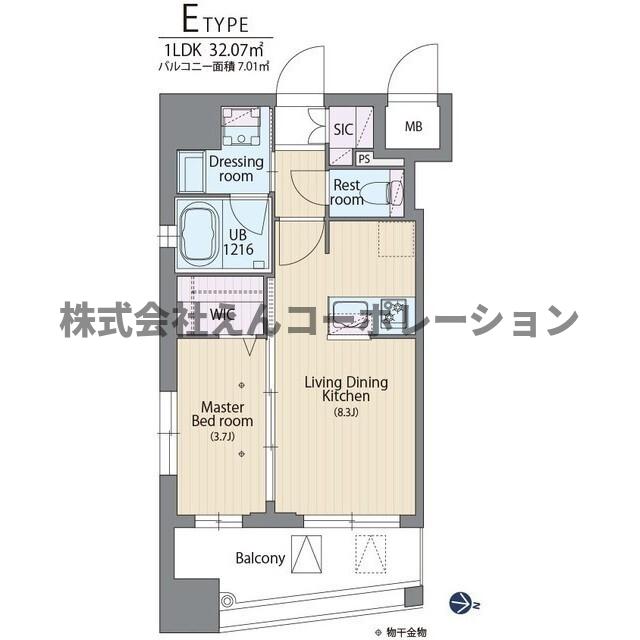 ラクレイス香椎駅前の間取り