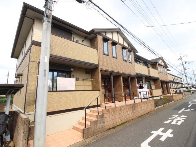 【野田市山崎貝塚町のアパートのエントランス】