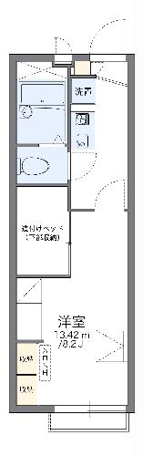 レオパレス鳶尾の間取り