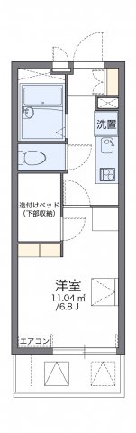 レオパレスエソーレの間取り