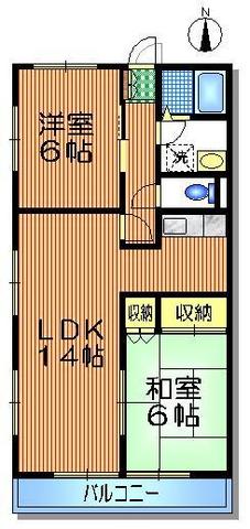 【ピアレス下北沢Ａの間取り】