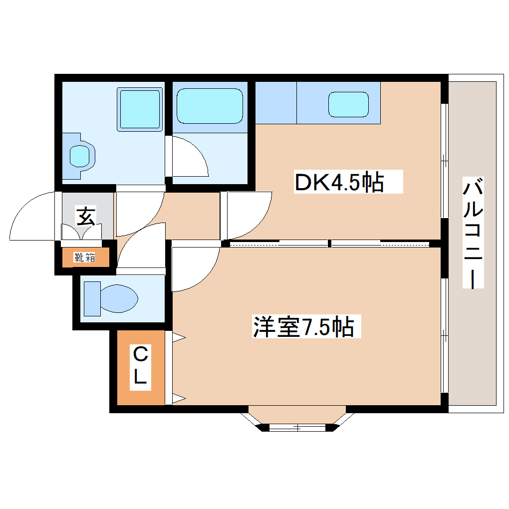 パレスウィスタリアの間取り