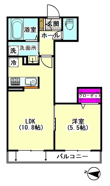 フォレストＫ・Ｍの間取り