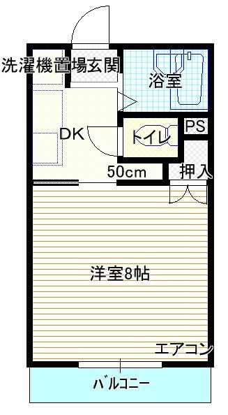 シャンテ　（学生向け）の間取り