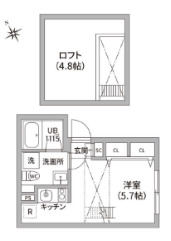 レピュア四谷レジデンスの間取り