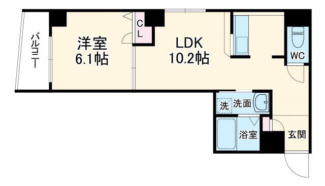 Ｋ・ドミールの間取り