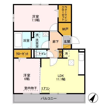 メゾン ブロンシュの間取り