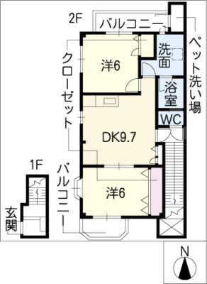 レオパルド２１の間取り