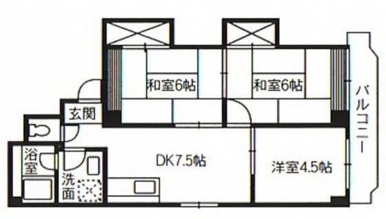 メイゾン小町の間取り