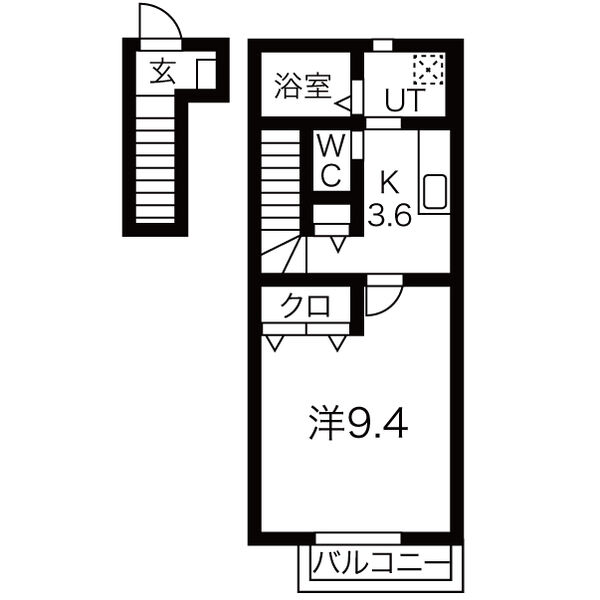 ロジェコンフォールIIの間取り