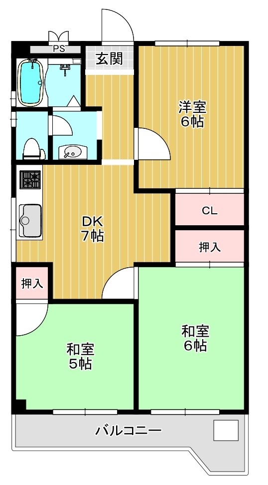 桜ケ丘レジデンスの間取り