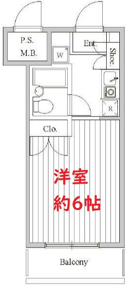 大田区池上のマンションの間取り