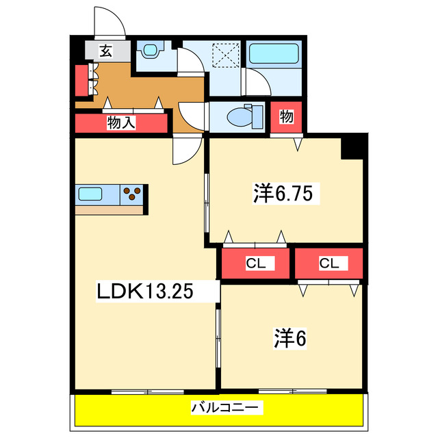 アドラブール文京町の間取り