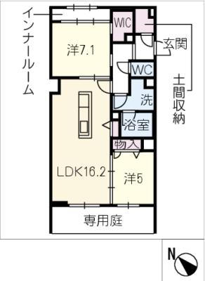 ベレオ井田公園の間取り