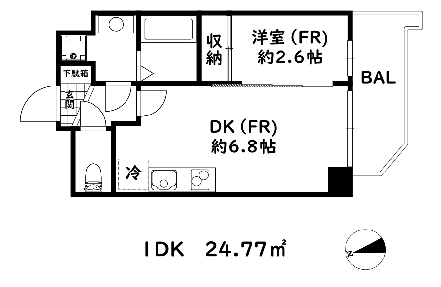 セレニテ兵庫エクラの間取り