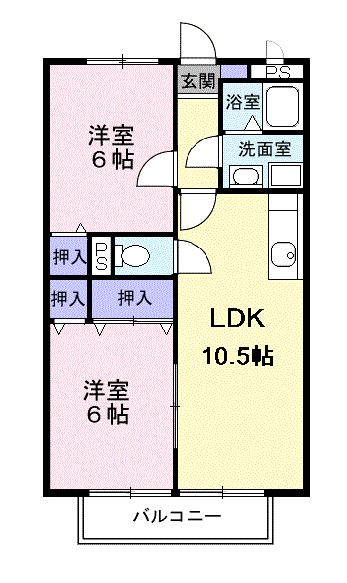 Ｂｒｉｌｌｉａｎｔ壱番館の間取り