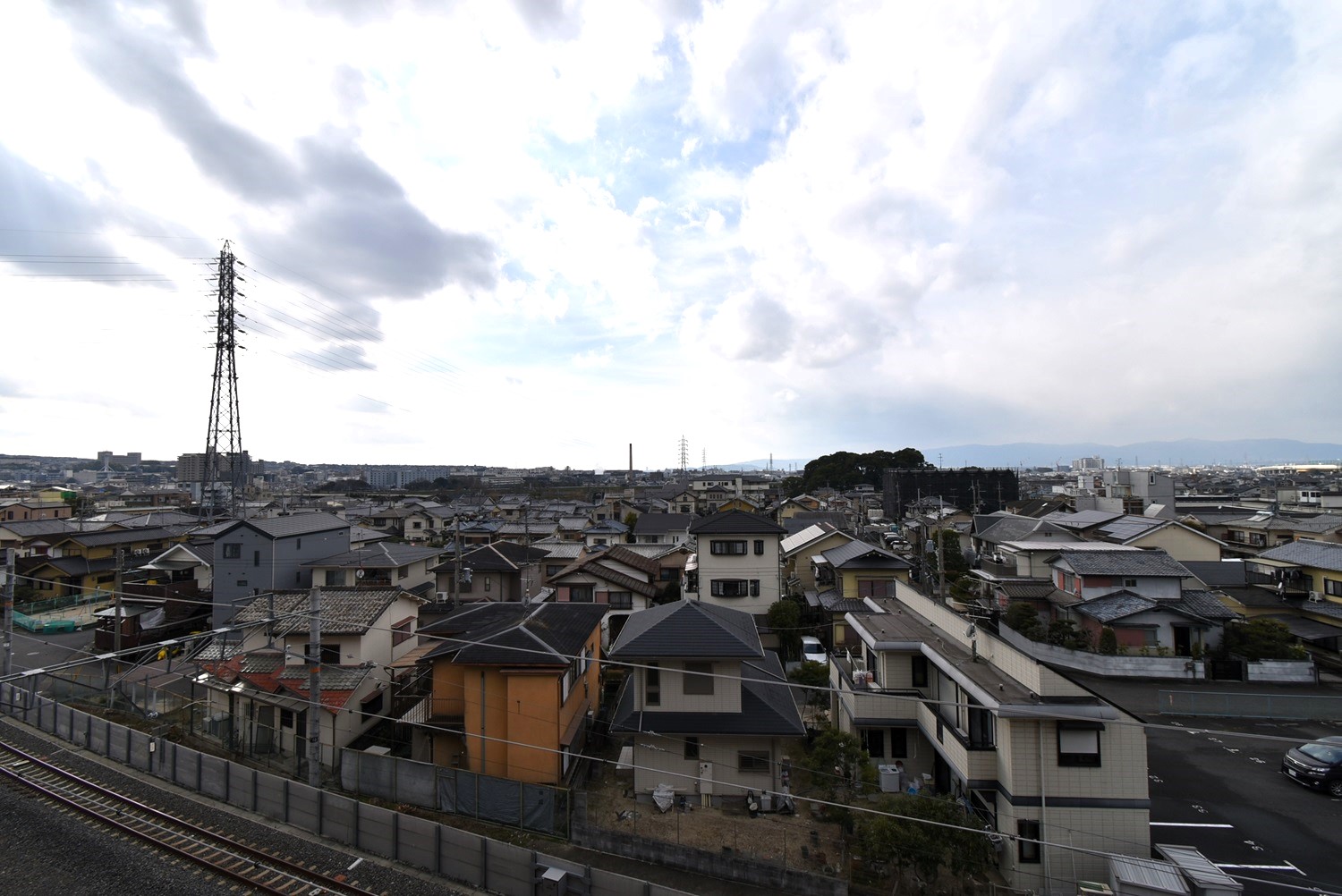 【パデシオン三室戸駅前の眺望】