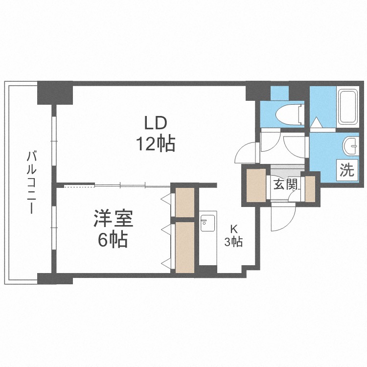 ティアラタワー中島倶楽部（IV）の間取り