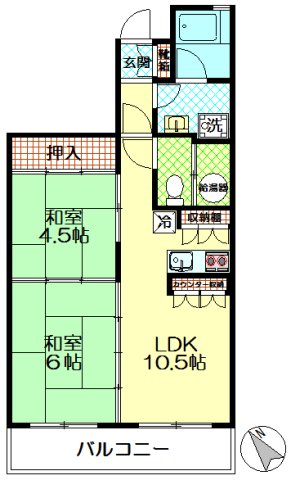 ビラサンセットの間取り