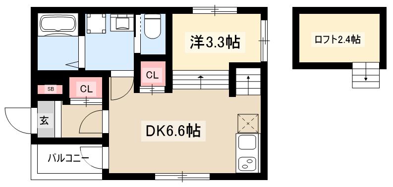 エスポワール今池南の間取り