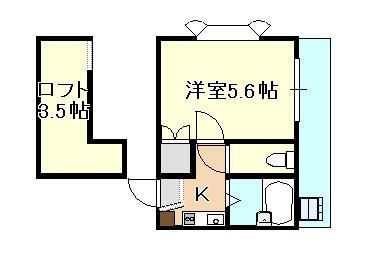 岡山ユタカマンションの間取り