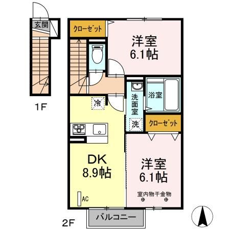 リーフガーデン　ＥＡＳＴの間取り