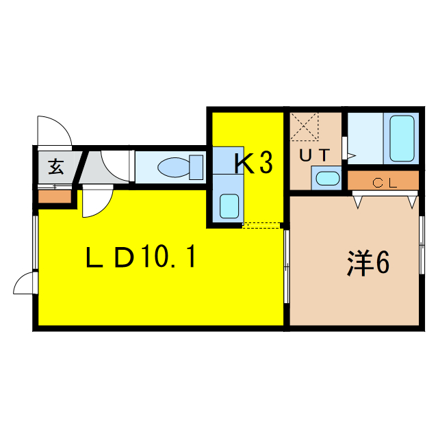 Relache亀吉の間取り