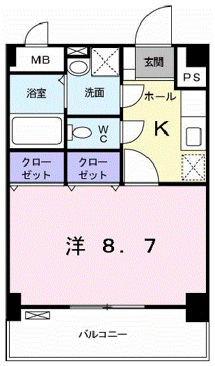 モンシェ　モア・IIの間取り