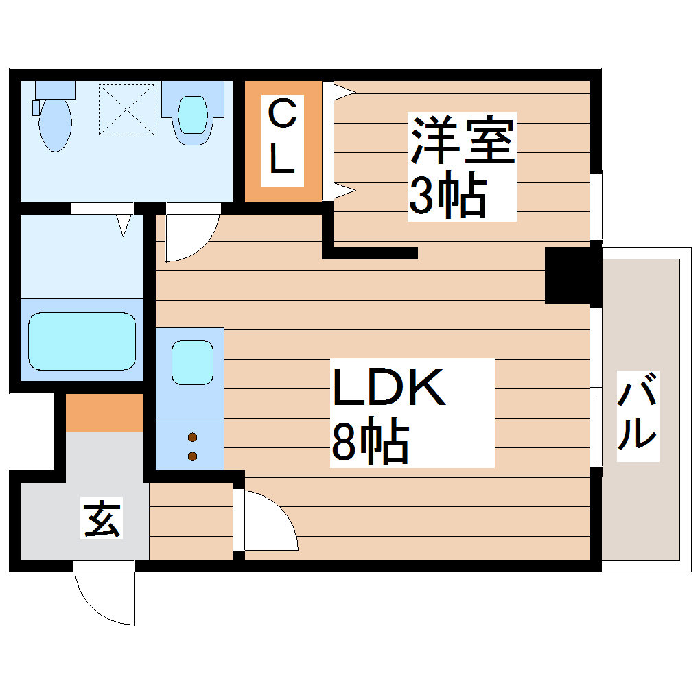 メリディアン桜木町の間取り