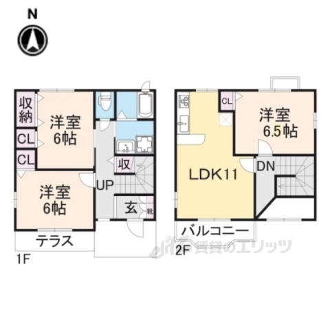 モンパレＳ－２の間取り