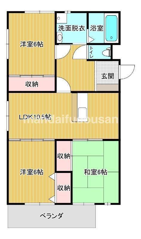 サンガーデン中原の間取り