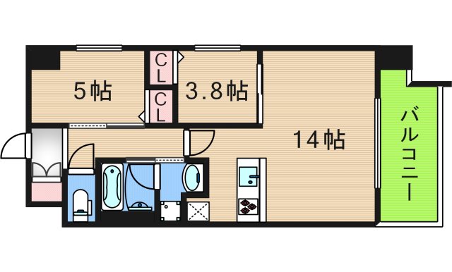 カウニス丸山通の間取り