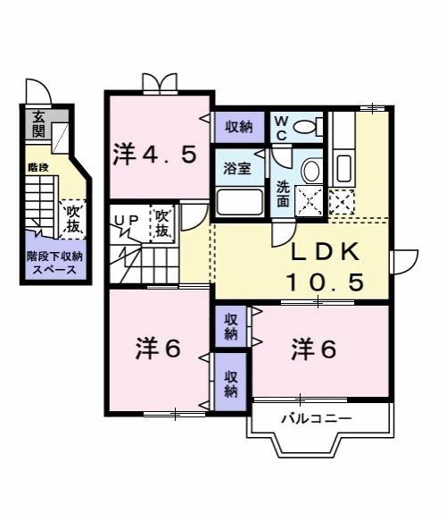 シルクロードＢの間取り