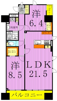 ロイヤルパークスシーサー南千住の間取り