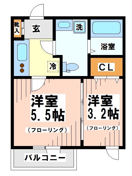 コルティーレ上北沢の間取り