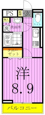 プラシード２の間取り