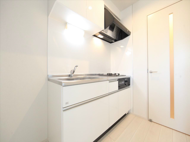 キッチン　システムキッチン（ガス2口コンログリル付）イメージ画像