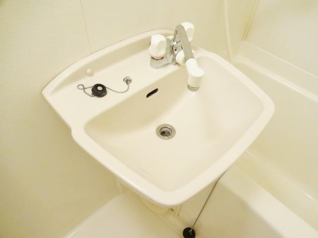 洗面設備　独立タイプではありませんが・・。